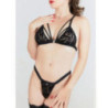 Soutien-Gorge Triangle À Lanières Avec Imprimé Zèbre - Soutiens-gorge sexy pour travestis Soutien-Gorge Triangle À Lanières Avec Imprimé Zèbre - Soutiens-gorge sexy pour travestis
