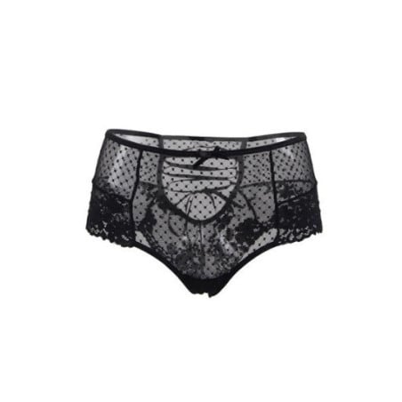 Black High Waist Thong - Panties & Thongs for cross-dressers