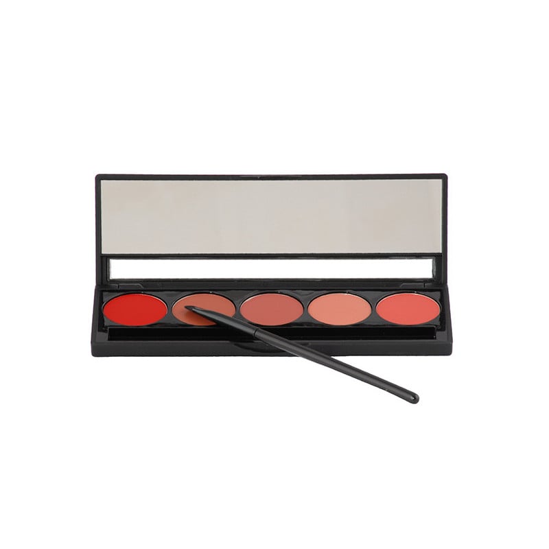 Warm coloured lipstick palette - Lips