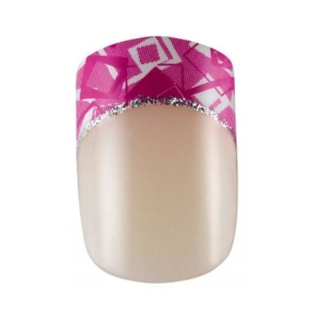 False pink idyllic nails for transvestites - Nails