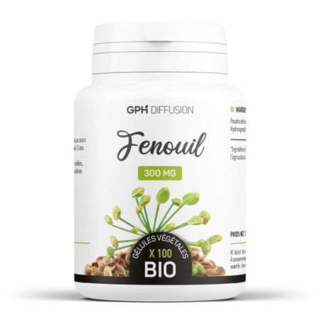 Fennel Organic 200 gelules GPH - Breast enhancement pills