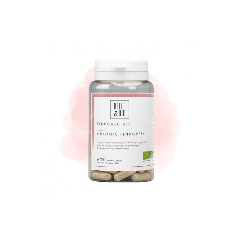 Organic Fenugreek (120 capsules) Breast volume - Fenugreek