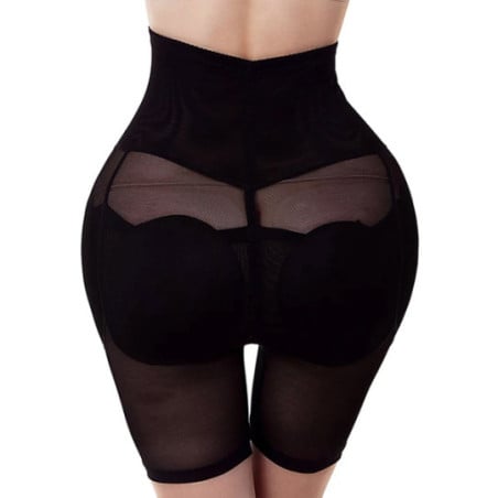 Black corset with fake hips and buttocks - Pads