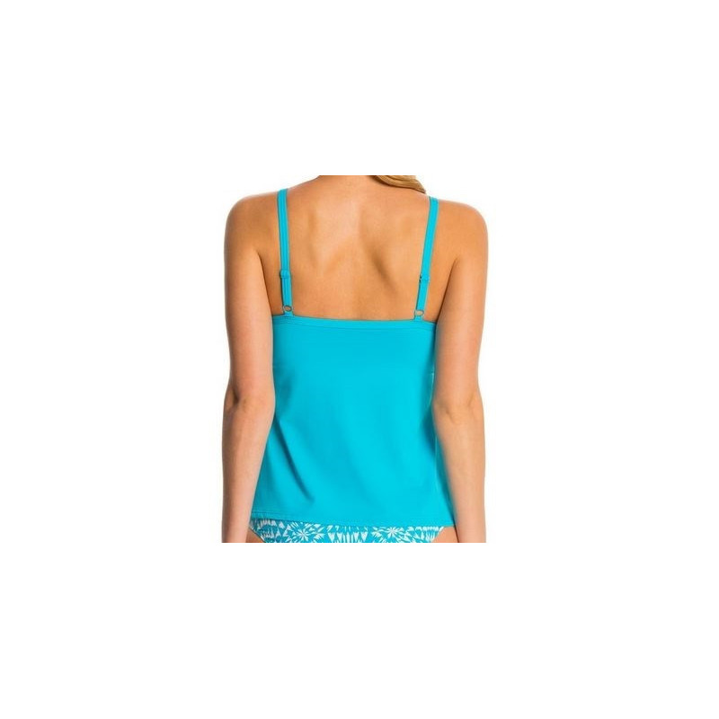 Top turquoise Hawaii Taille 46D - Hauts pour travestis