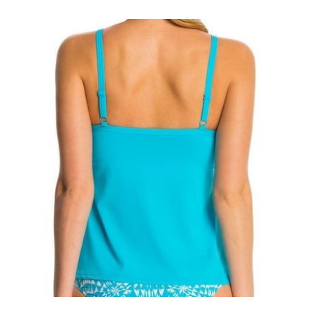 Top turquoise Hawaii Taille 46D - Hauts pour travestis