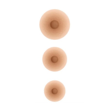 Faux tétons Amande Silicone - Faux tétons pour travesti Faux tétons Amande Silicone - Faux tétons pour travesti