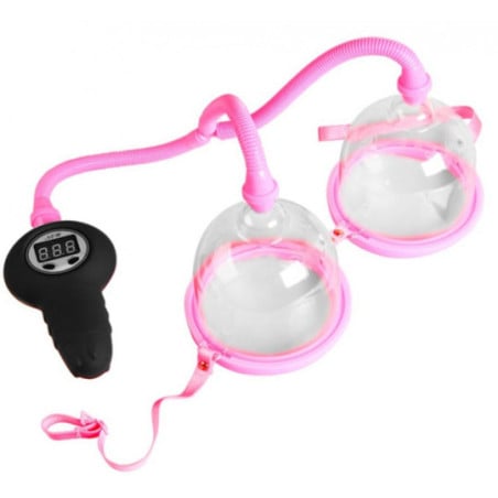 Double battery-operated chest volume pump - Breast Pumps