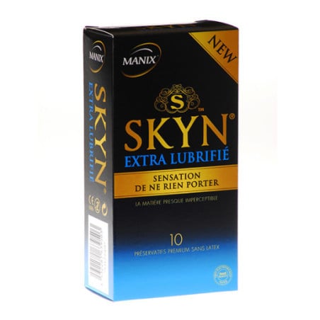 Manix Skyn Extra Lubrifié 10 préservatifs - Préservatifs pour travestis