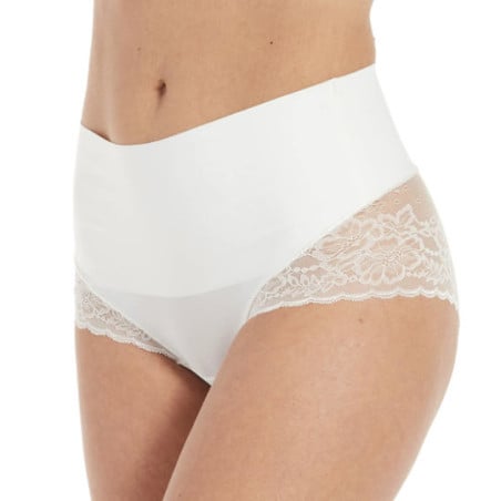 White tucking panties with lace - Tucking