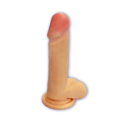 Skin Touch suction cup dildo Medium size - Cupping dildos for cross-dressers Skin Touch suction cup dildo Medium size - Cupping dildos for cross-dressers