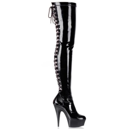 Black varnished waders - Boots Black varnished waders - Boots