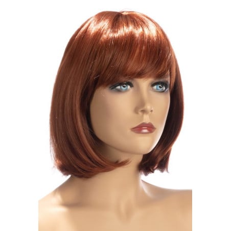 Perruque avec frange rousse Camila - Perruques rousses pour travestis Perruque avec frange rousse Camila - Perruques rousses pour travestis