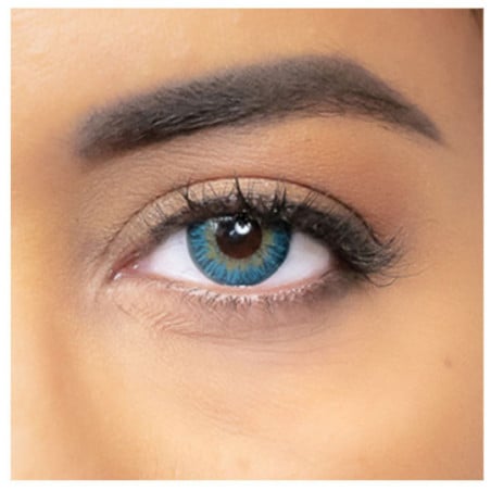 Lentilles London Turquoise (3 mois) - Lentilles de couleur pour travestis