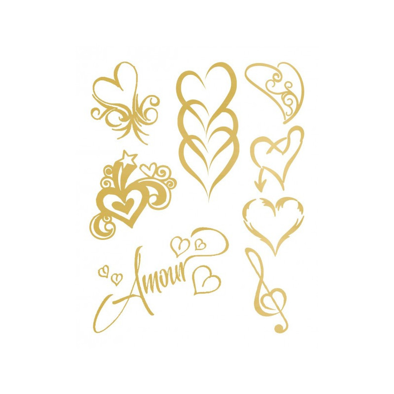 Temporary heart tattoo - Body Jewellery