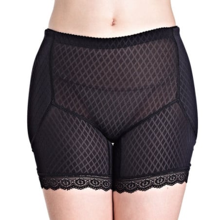 Fake hips black boxer shorts with lace - Hips pads Fake hips black boxer shorts with lace - Hips pads