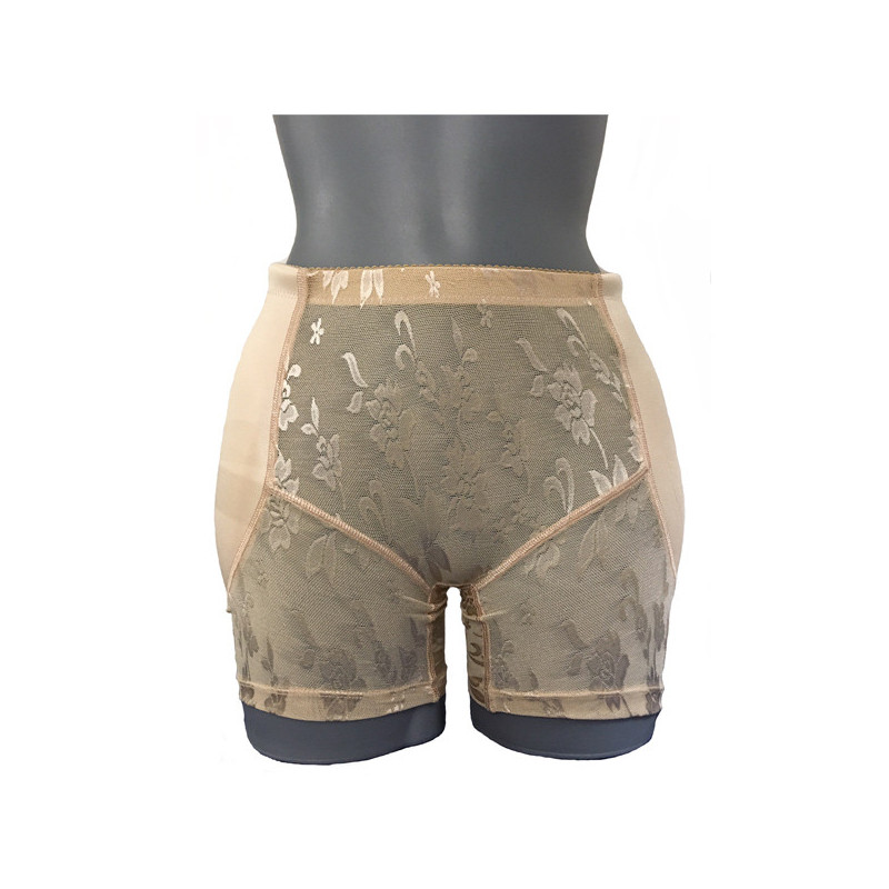 Flesh-flower fake hips boxer shorts - Hips pads