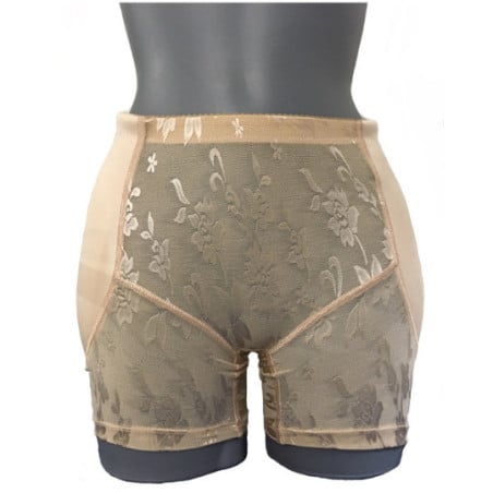 Flesh-flower fake hips boxer shorts - Hips pads