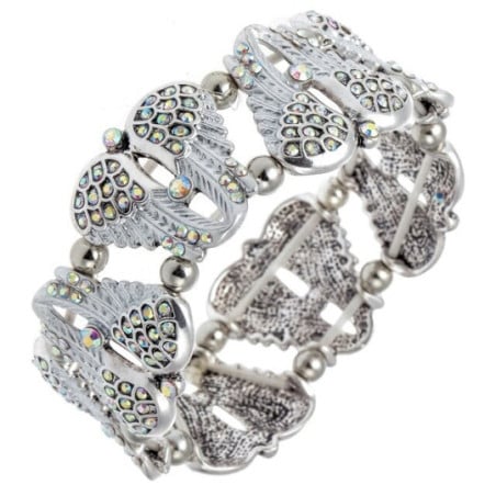 Expandable silver bracelet - Stretch bracelets