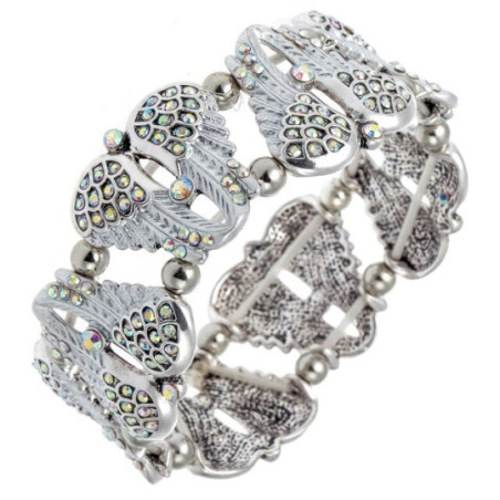 Expandable silver bracelet - Stretch bracelets