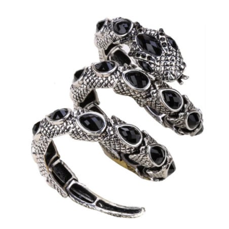 Bracelet extensible Serpent noir - Bracelets pour travestis Bracelet extensible Serpent noir - Bracelets pour travestis