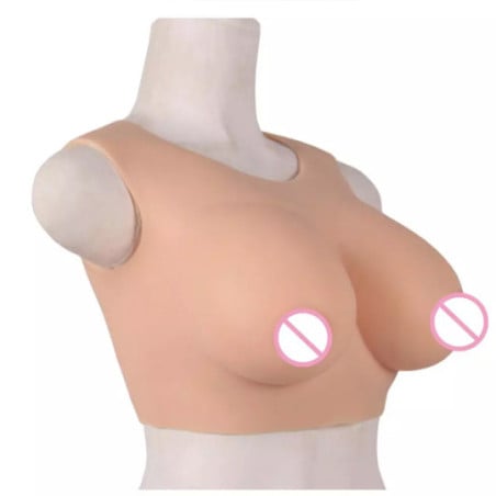 Buste seins gel silicone Bonnet C - Bustes silicone pour travesti