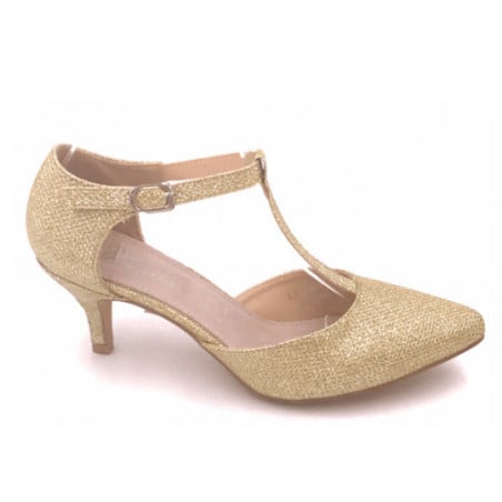 Gold Salomé pumps - Pumps