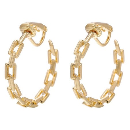 Chain Clip Earrings - Clip earrings