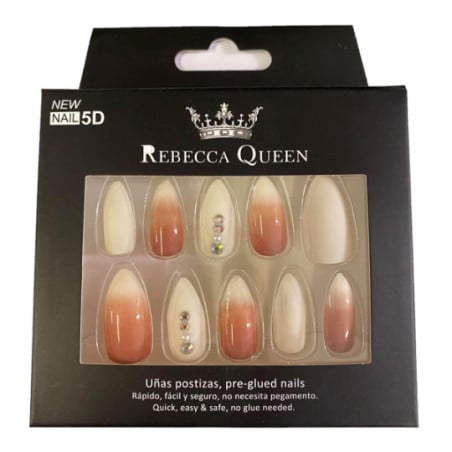 Fake nail stickers Ivory - Nails for cross-dressers Fake nail stickers Ivory - Nails for cross-dressers