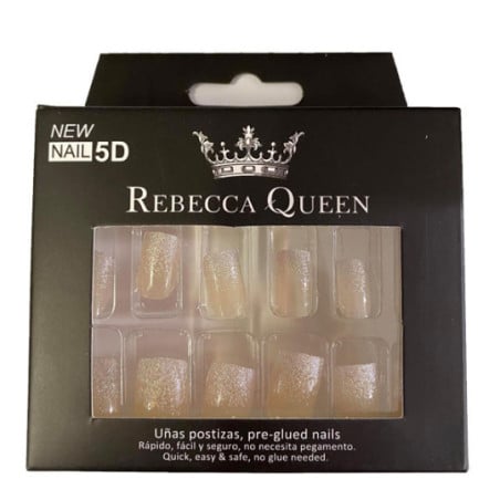 Faux ongles autocollants French Fée - Faux Ongles pour travestis Faux ongles autocollants French Fée - Faux Ongles pour travestis