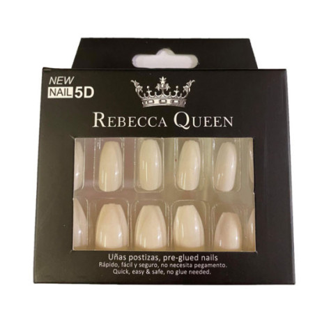 Faux ongles autocollants Blanc - Faux Ongles pour travestis Faux ongles autocollants Blanc - Faux Ongles pour travestis