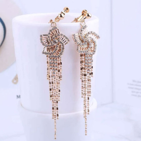 Boucle d'oreilles clips etoiles filantes - Boucles d'oreilles à clips Boucle d'oreilles clips etoiles filantes - Boucles d'oreilles à clips