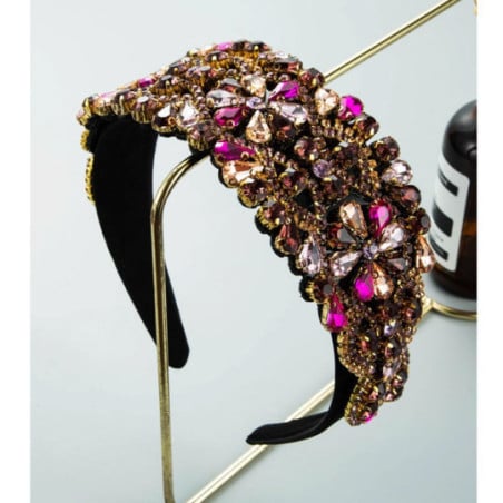 Serre-tête avec strass - Bijoux de corps pour travestis Serre-tête avec strass - Bijoux de corps pour travestis