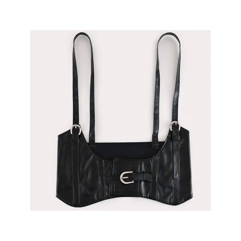 Ceinture harnais en cuir - Ceintures pour travestis