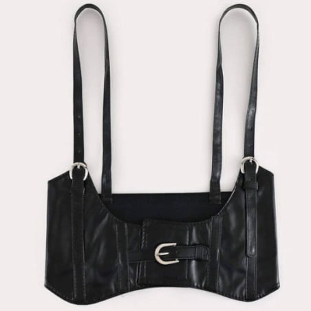 Leather harness belt - Belts