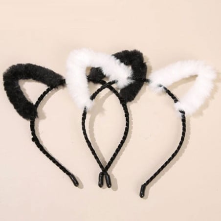Serre-tête à oreilles de chat (2 pièces) - Entretien et accessoires pour perruque