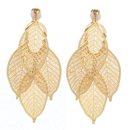 Boucles d'oreilles à clips feuilles - Boucles d'oreilles à clips Boucles d'oreilles à clips feuilles - Boucles d'oreilles à clips