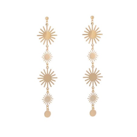 Flower of the Sun Earrings - Clip earrings