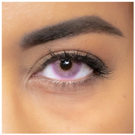 Lentilles Soft Pink (3 mois) - Lentilles de couleur pour travestis