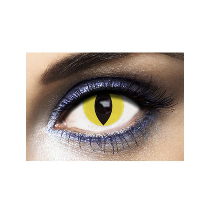Lentilles Yellow Cat (1 an) - Lentilles de couleur pour travestis
