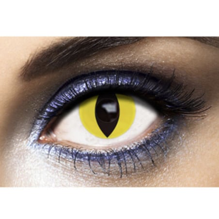 Lentilles Yellow Cat (1 an) - Lentilles de couleur pour travestis