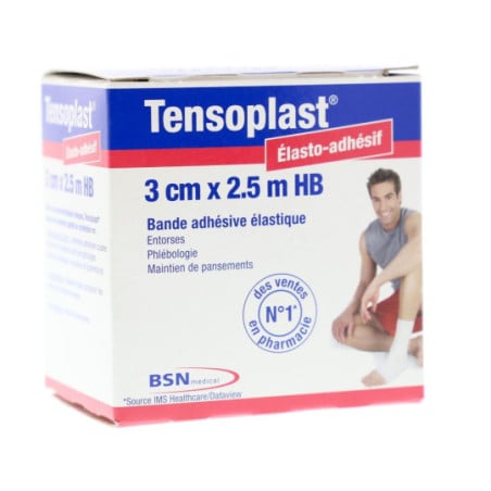 Bande adhésive élastique 3cm x 2.5M - Tucking Bande adhésive élastique 3cm x 2.5M - Tucking