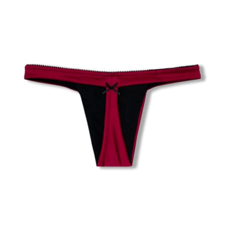 String Cute Satin Burgundy Soul - Carmen Liu - Tucking