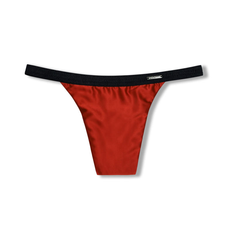 Divine Satin Thorn Thong - Tucking