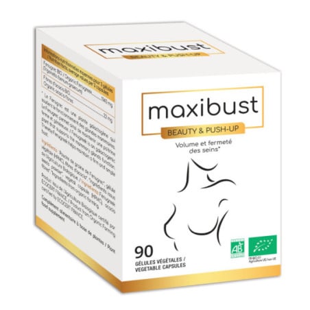 Maxibust 90 gélules - Pilules volume poitrine pour travesti