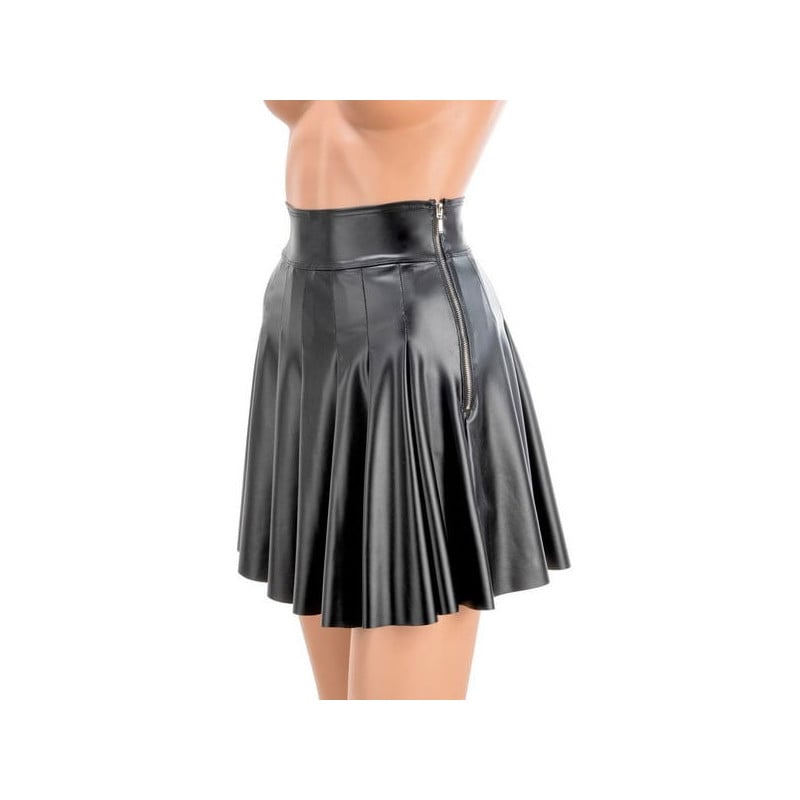 Jupe Manouchka en wetlook mat - Jupes pour travestis