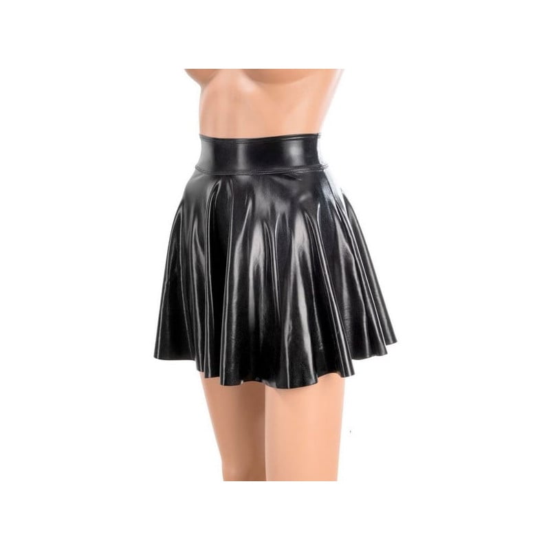 Charleston skirt in shiny wetlook - Skirts & Shorts
