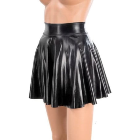 Jupe Charleston en wetlook brillant - Jupes pour travestis