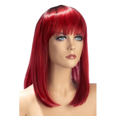 Perruque Elvira rouge - Perruques rousses pour travestis