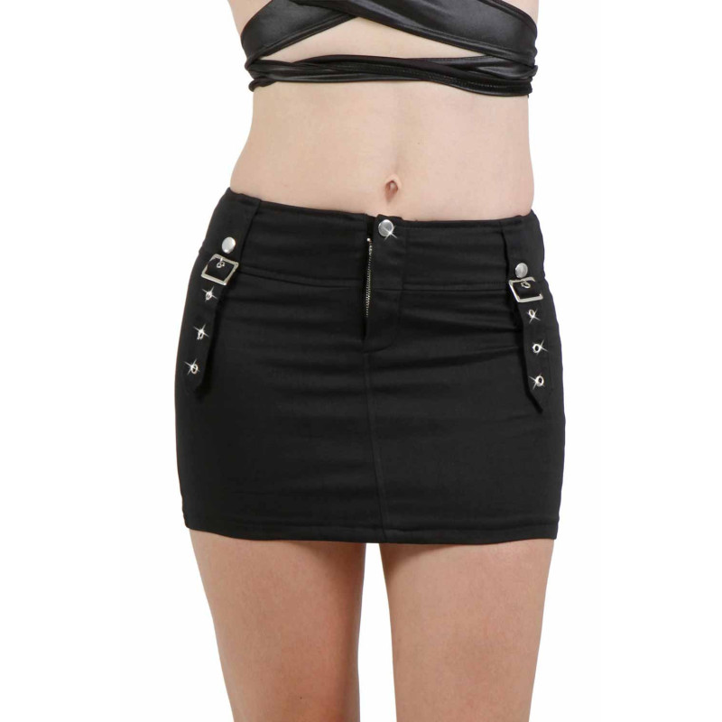 Black strech skirt | Rigazo