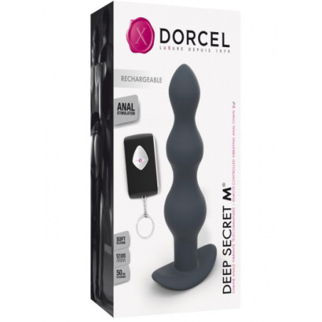 Plug Chaine Anale Deep Secret - Plugs vibrants pour travestis Plug Chaine Anale Deep Secret - Plugs vibrants pour travestis